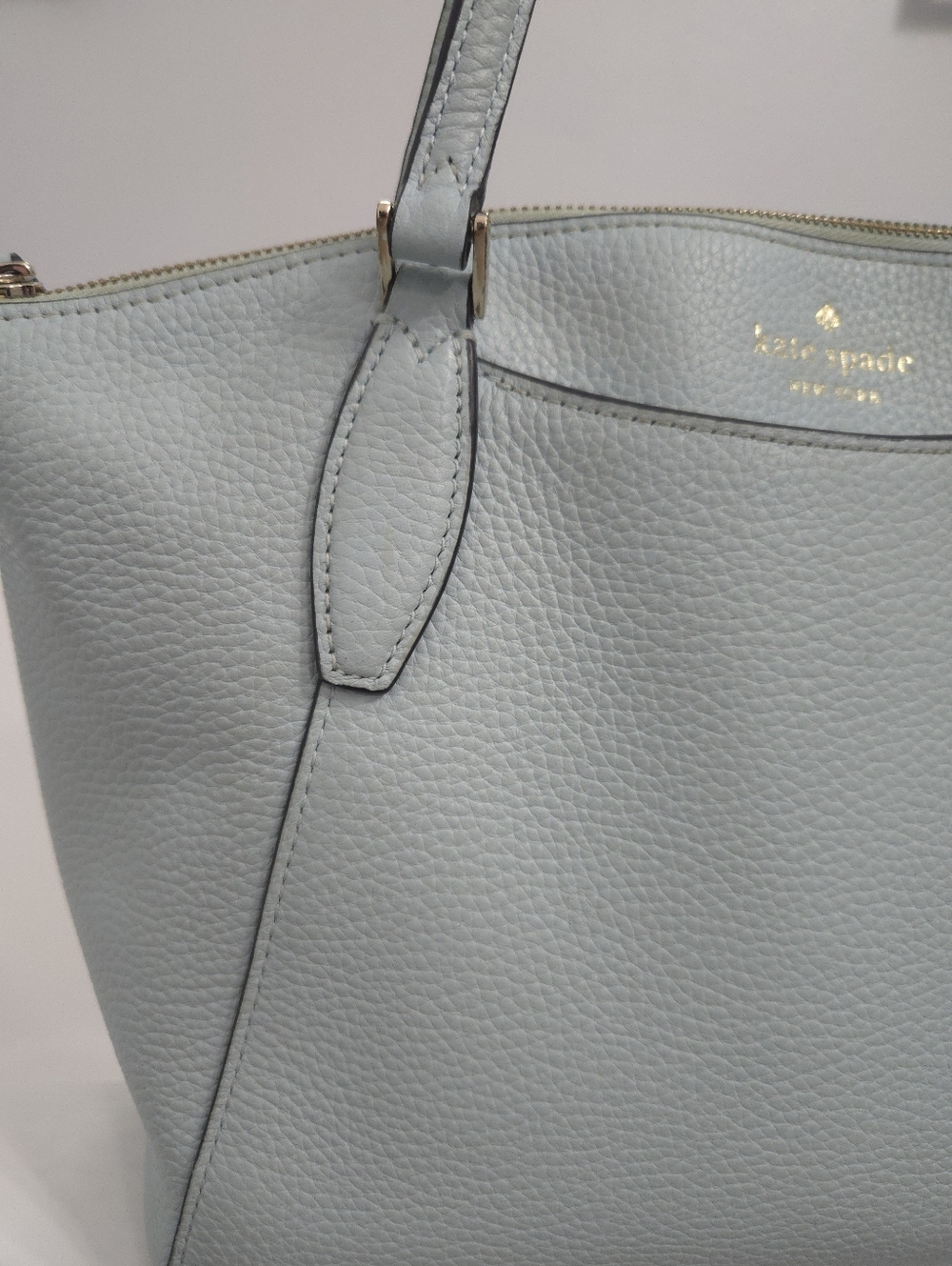 Kate Spade Monica Pebbled Leather Satchel (MISSING STRAP) - Picture 6 of 14